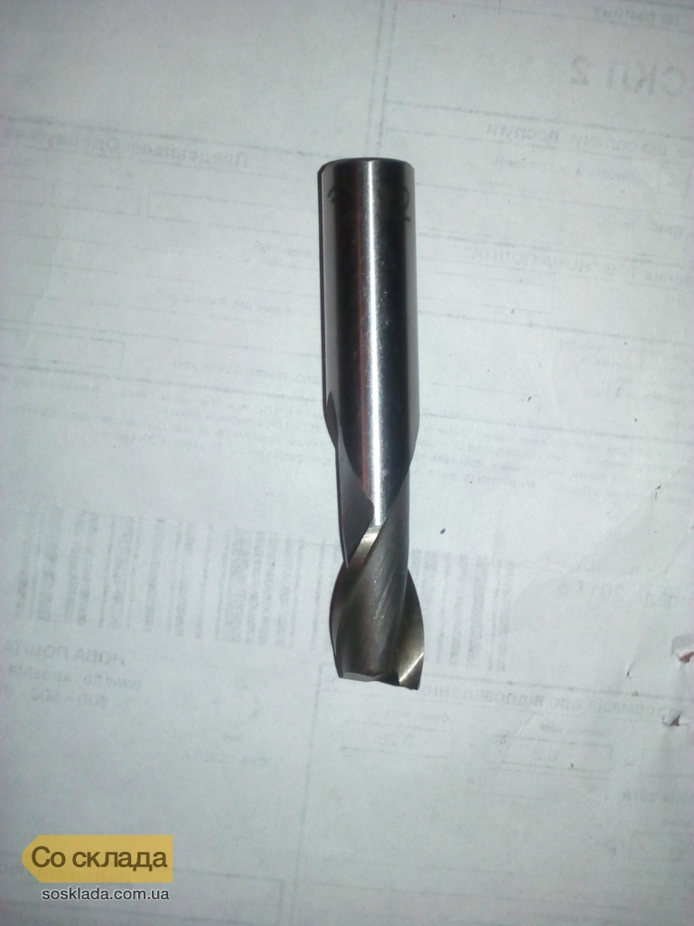 Фреза двухперая по стали и алюминию 12х22х67 для ЧПУ(CNC) Фото #1