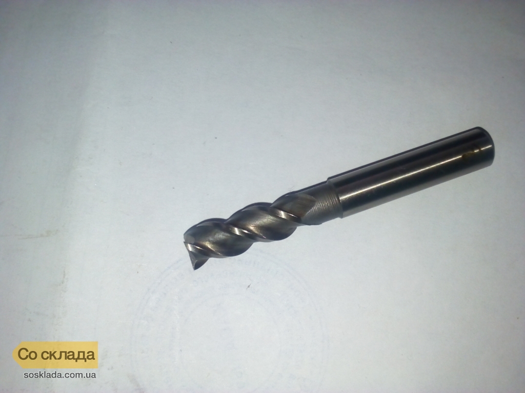 Фреза трехперая по стали и алюминию 8х22х64 для ЧПУ(CNC) Фото #1