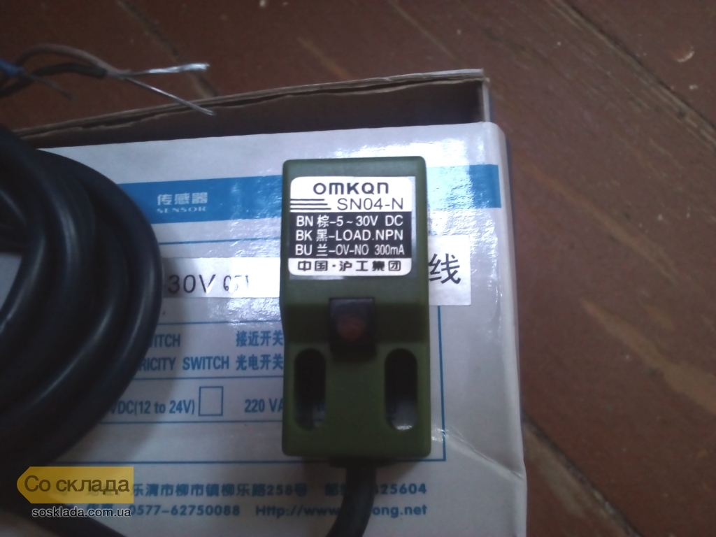 Индуктивный концевой датчик SN04-N 5-30V NPN N0 для ЧПУ Фото #1