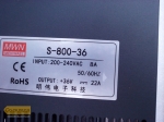 Блок питания S-800-36 36V 22A 800W для ЧПУ(CNC) Фото #4