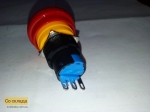 Миниатюрная аварийная кнопка СТОП с фиксацией диаметром 30мм для ЧПУ(CNC) Фото #3